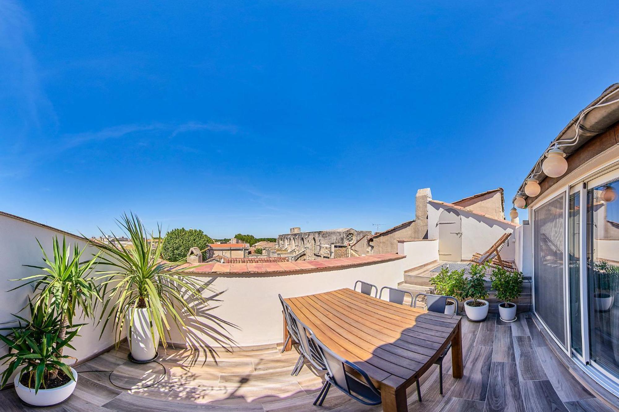 Truchet Penthouse Leilighet Arles Eksteriør bilde